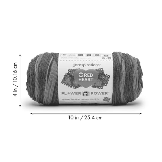 3 Pack Red Heart® All In One Flower Power™ Yarn